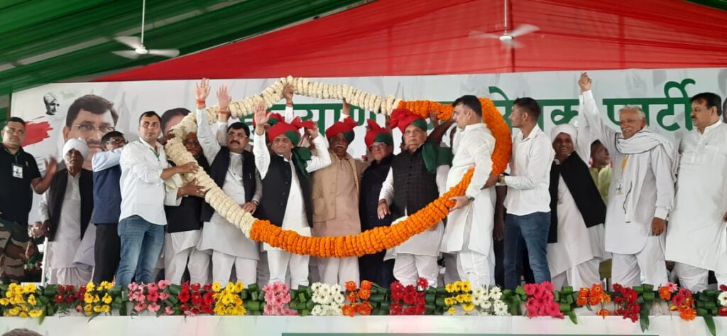 Balraj kundu Jind railly akhilesh yadav, satyapal malik, shankar bhagel