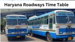 Haryana roadways bus timetable