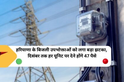 Electricity consumers of Haryana got a big shock, will have to pay 47 paise on every unit till December