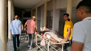 Encounter between police and criminals in Jind, 2 criminals got shot in the leg