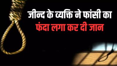 A person from Jind committed suicide by hanging himself